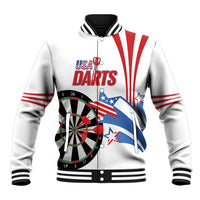 Custom United States Darts Baseball Jacket USA Go Champions