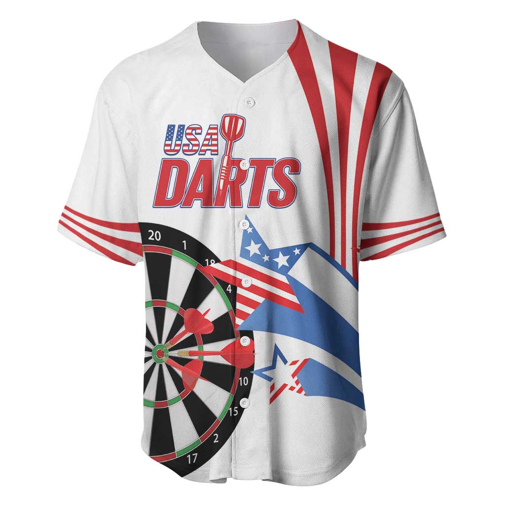 Custom United States Darts Baseball Jersey USA Go Champions