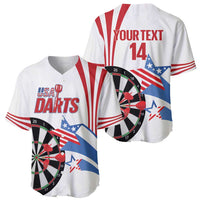 Custom United States Darts Baseball Jersey USA Go Champions