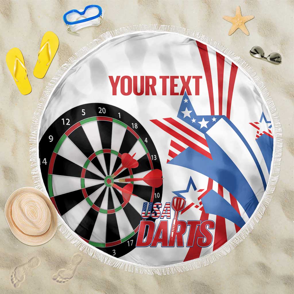Custom United States Darts Beach Blanket USA Go Champions