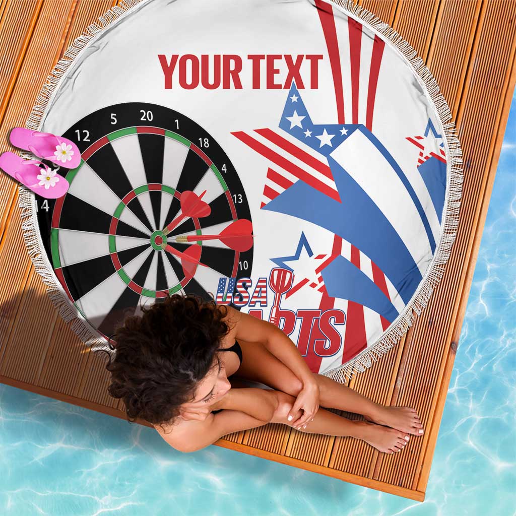 Custom United States Darts Beach Blanket USA Go Champions
