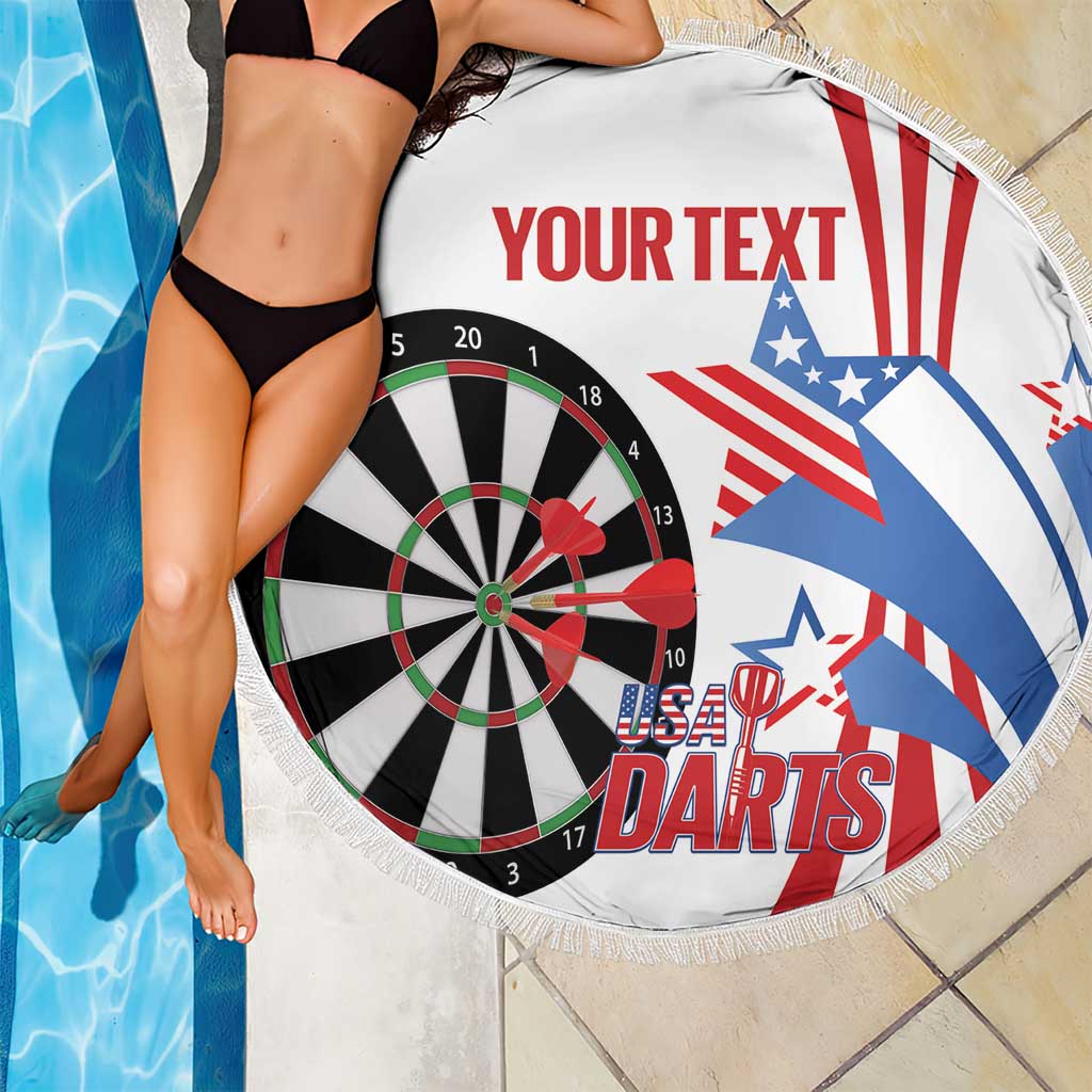 Custom United States Darts Beach Blanket USA Go Champions
