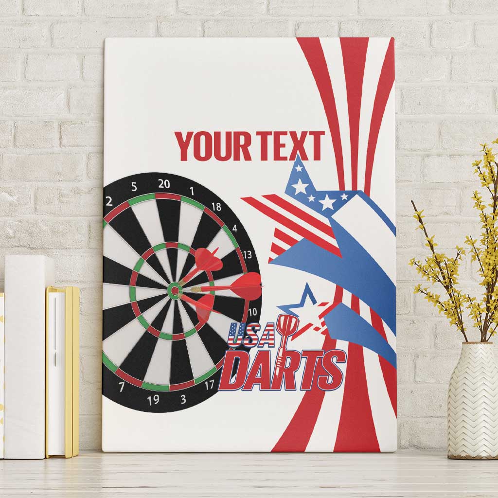 Custom United States Darts Canvas Wall Art USA Go Champions