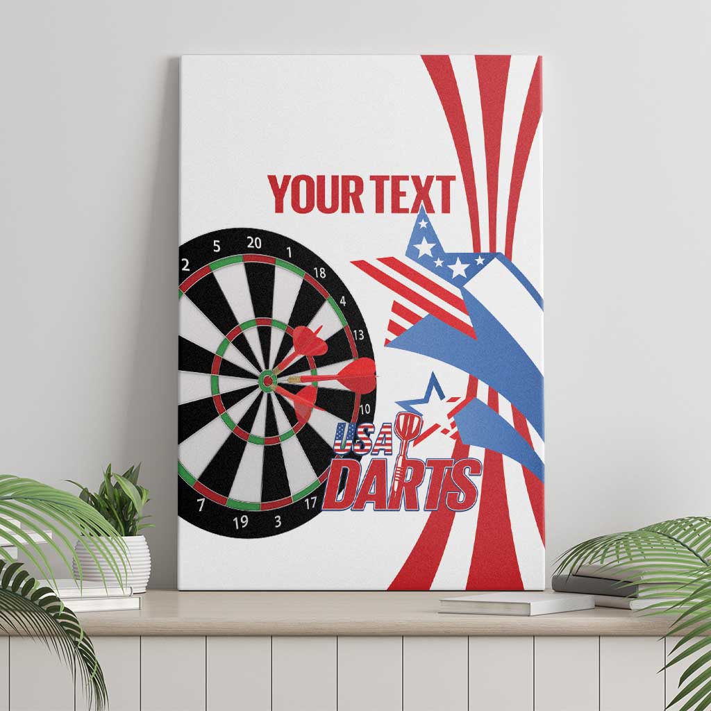 Custom United States Darts Canvas Wall Art USA Go Champions