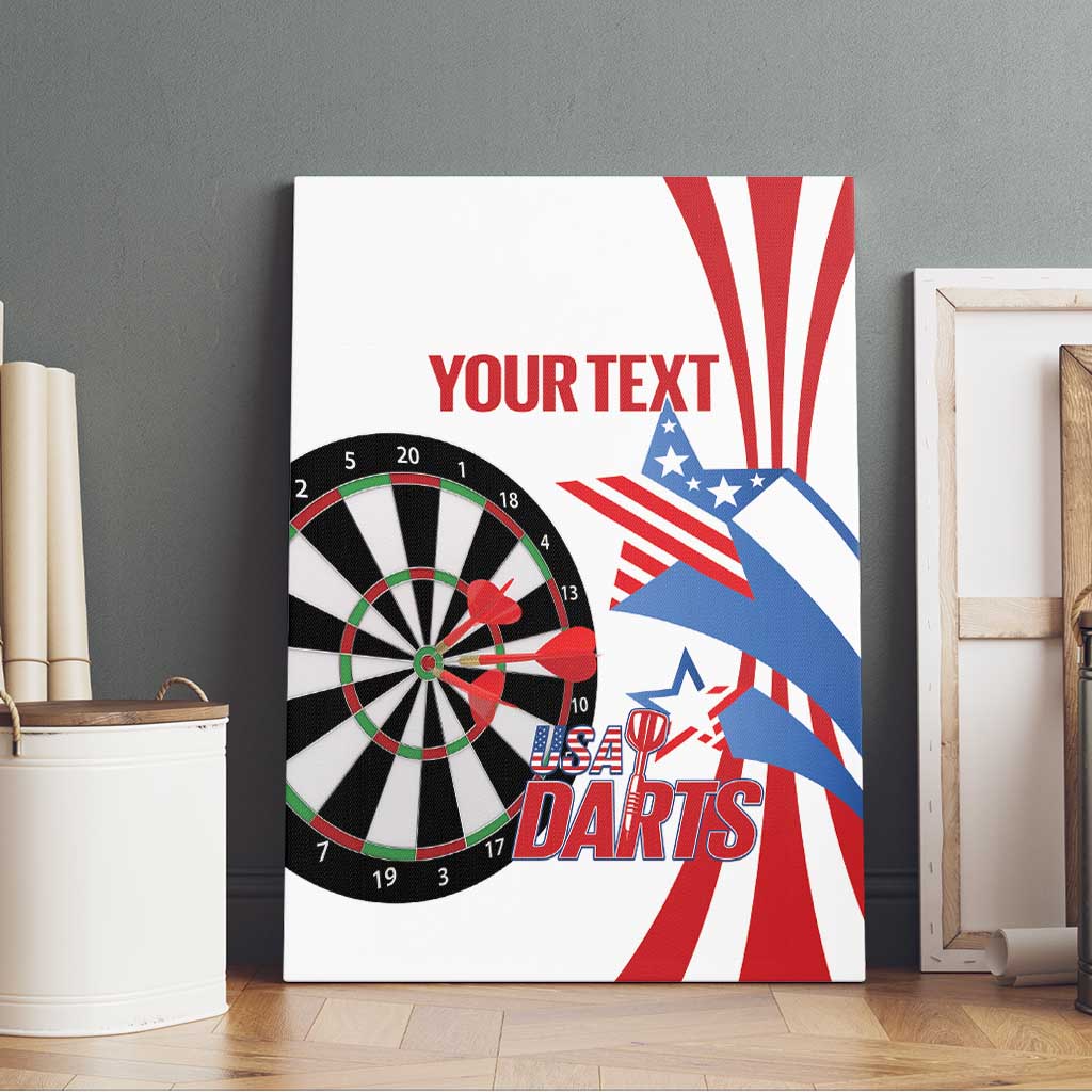 Custom United States Darts Canvas Wall Art USA Go Champions