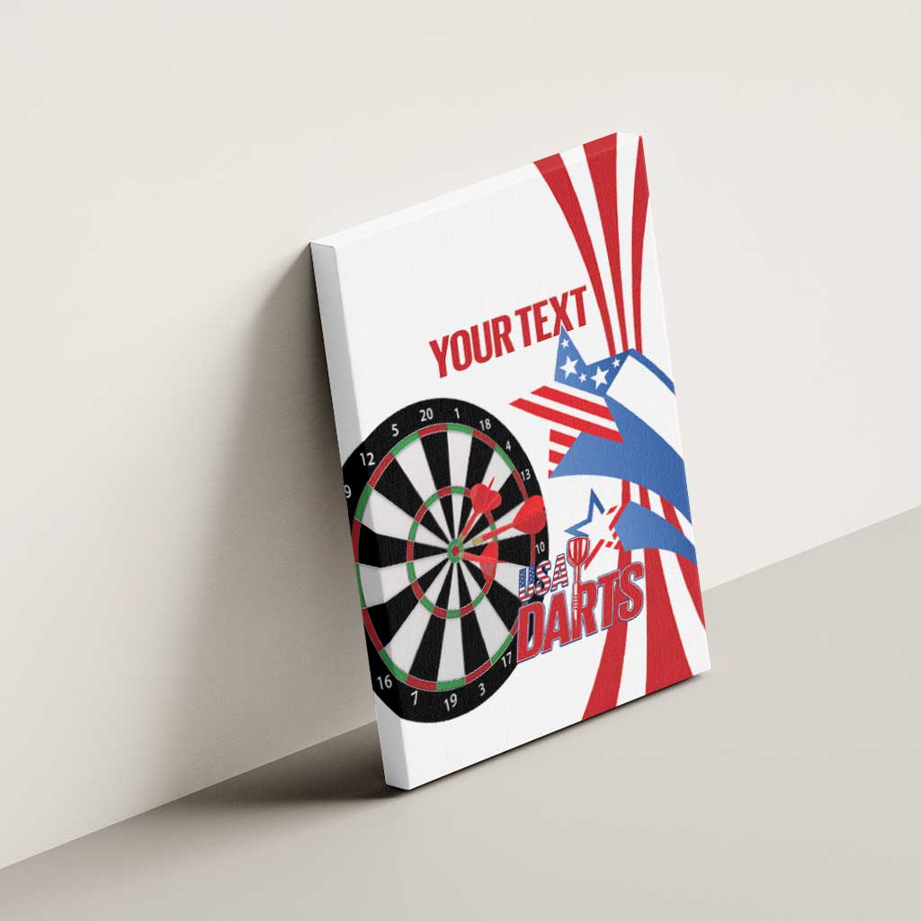 Custom United States Darts Canvas Wall Art USA Go Champions