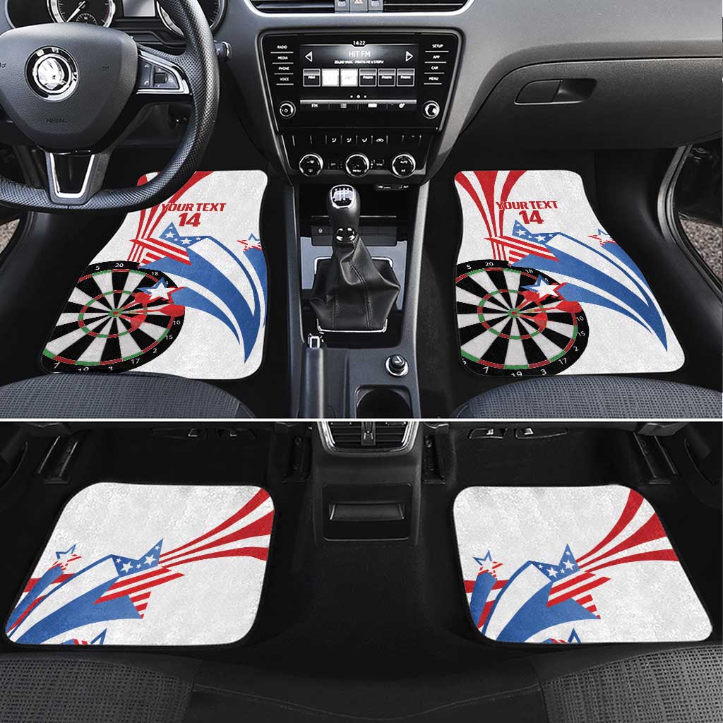 Custom United States Darts Car Mats USA Go Champions