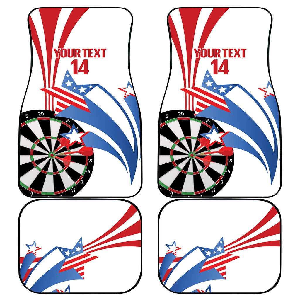 Custom United States Darts Car Mats USA Go Champions
