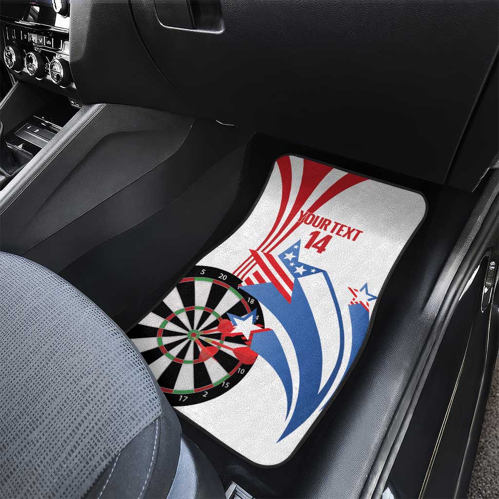 Custom United States Darts Car Mats USA Go Champions