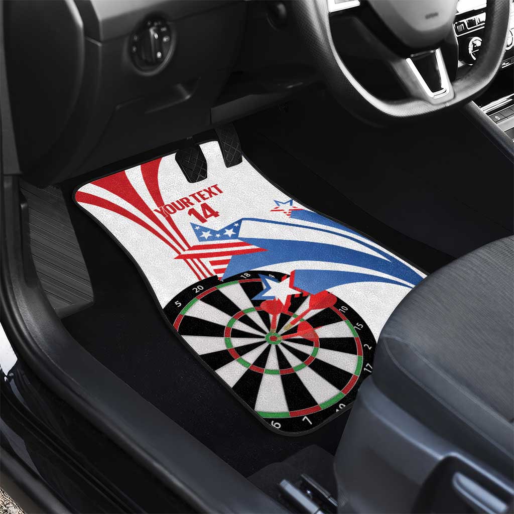 Custom United States Darts Car Mats USA Go Champions