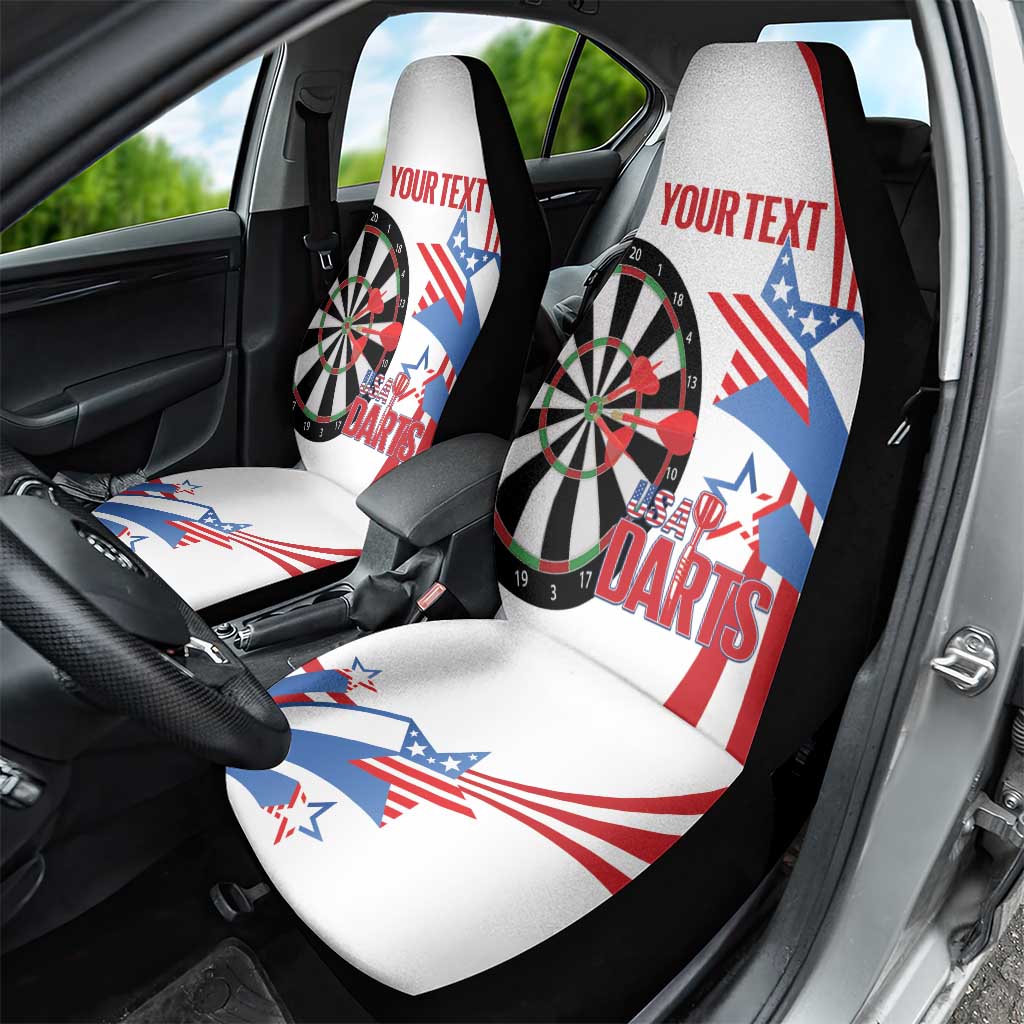 Custom United States Darts Car Seat Cover USA Go Champions