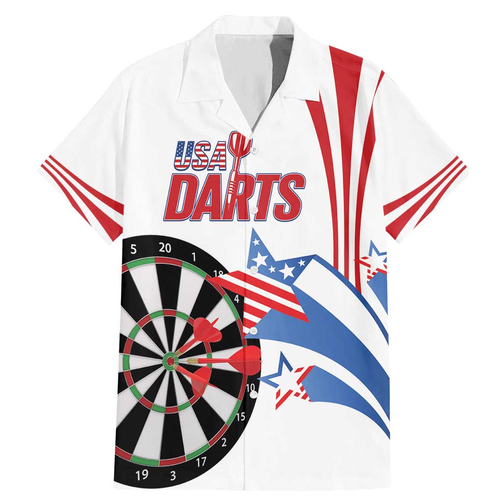 Custom United States Darts Family Matching Mermaid Dress and Hawaiian Shirt USA Go Champions