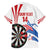 Custom United States Darts Family Matching Off The Shoulder Long Sleeve Dress and Hawaiian Shirt USA Go Champions