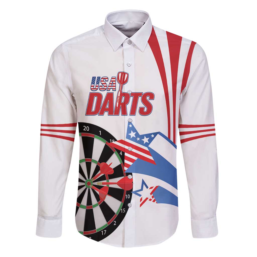 Custom United States Darts Family Matching Off Shoulder Maxi Dress and Hawaiian Shirt USA Go Champions