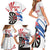 Custom United States Darts Family Matching Short Sleeve Bodycon Dress and Hawaiian Shirt USA Go Champions