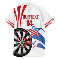Custom United States Darts Family Matching Short Sleeve Bodycon Dress and Hawaiian Shirt USA Go Champions