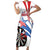 Custom United States Darts Family Matching Short Sleeve Bodycon Dress and Hawaiian Shirt USA Go Champions