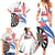 Custom United States Darts Family Matching Summer Maxi Dress and Hawaiian Shirt USA Go Champions