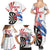 Custom United States Darts Family Matching Summer Maxi Dress and Hawaiian Shirt USA Go Champions