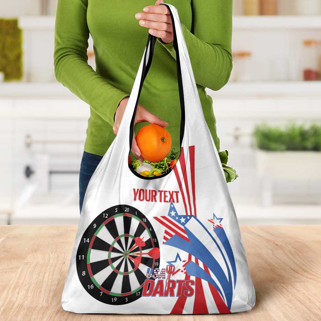 Custom United States Darts Grocery Bag USA Go Champions