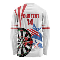Custom United States Darts Long Sleeve Shirt USA Go Champions