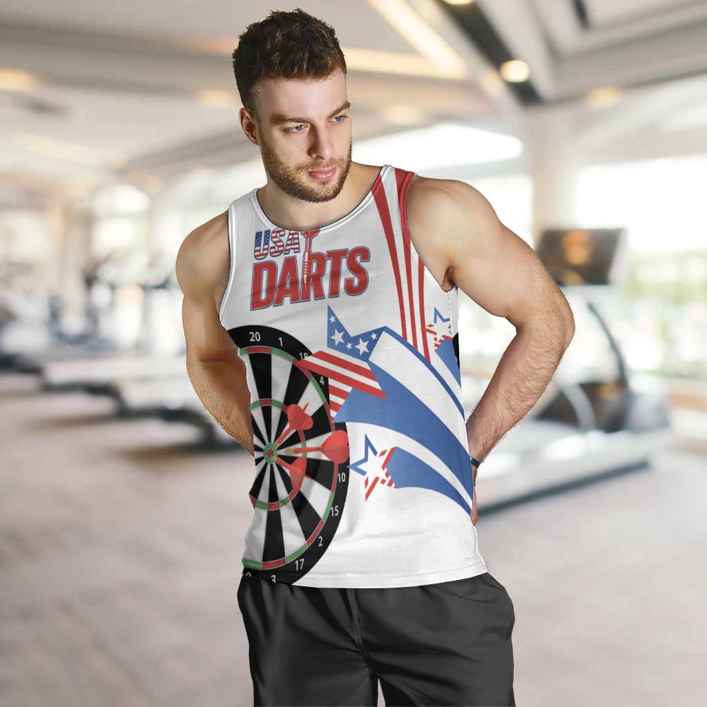 Custom United States Darts Men Tank Top USA Go Champions