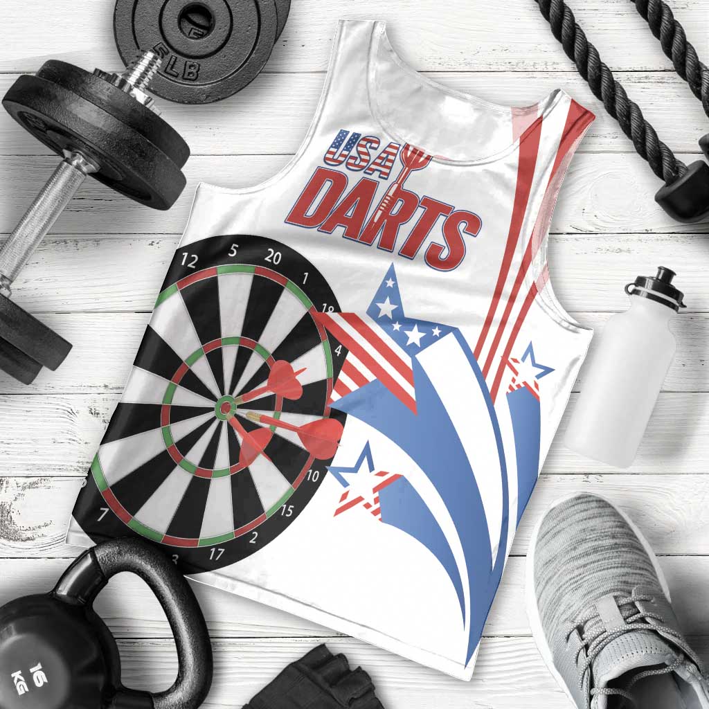 Custom United States Darts Men Tank Top USA Go Champions