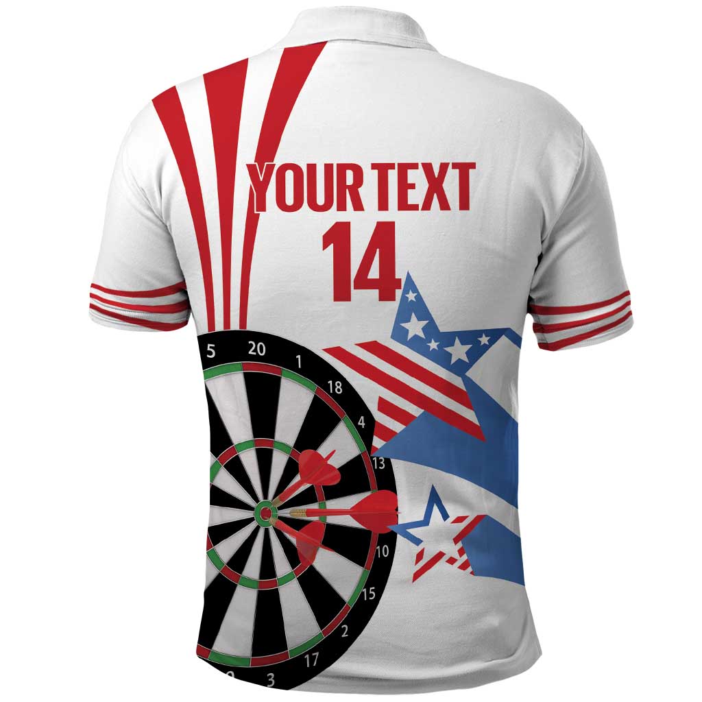 Custom United States Darts Polo Shirt USA Go Champions