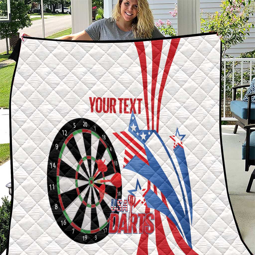 Custom United States Darts Quilt USA Go Champions