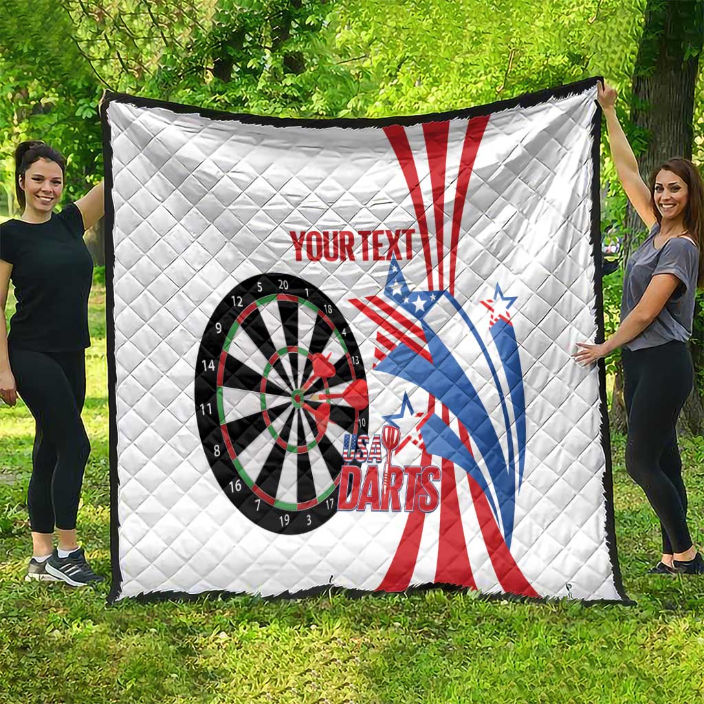 Custom United States Darts Quilt USA Go Champions