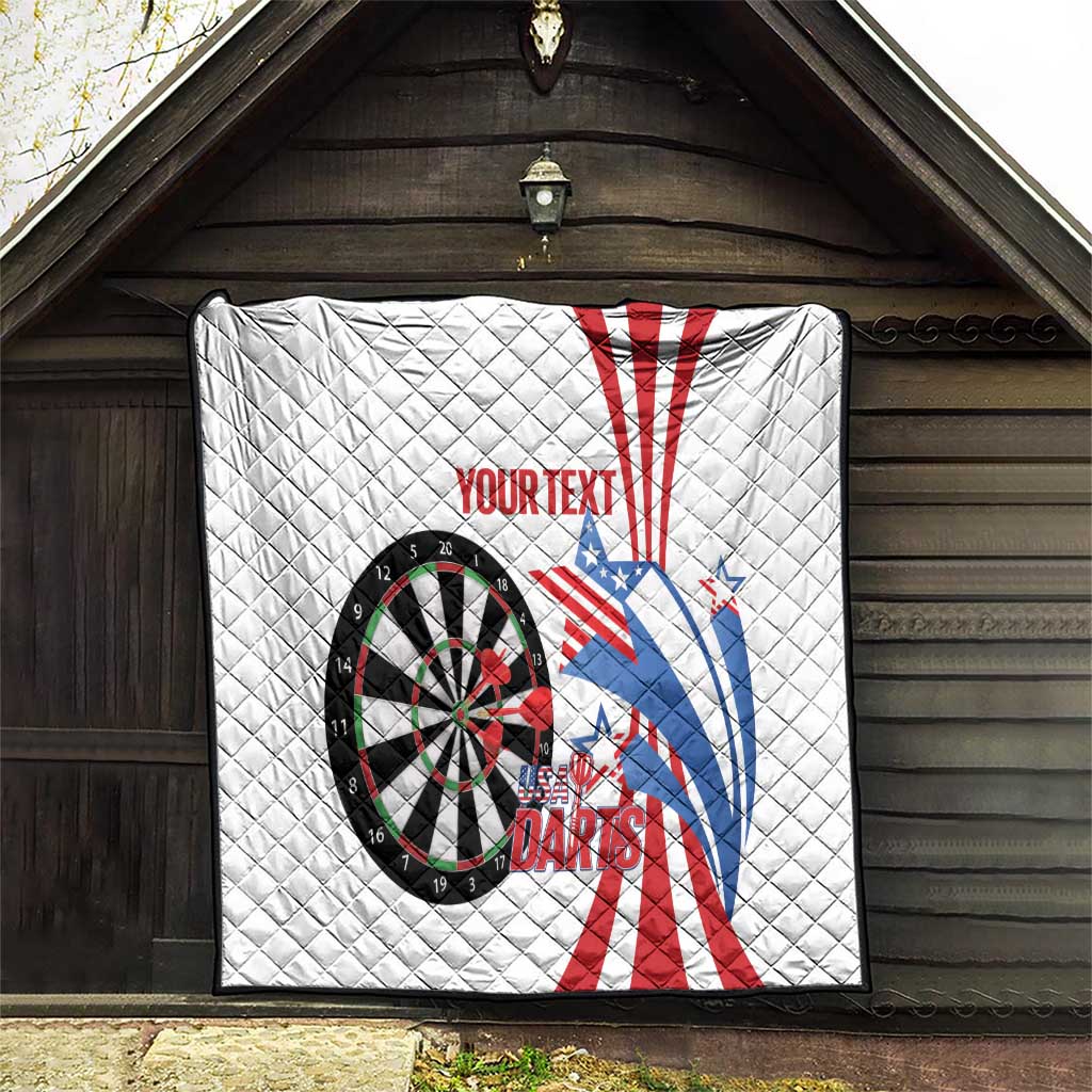 Custom United States Darts Quilt USA Go Champions