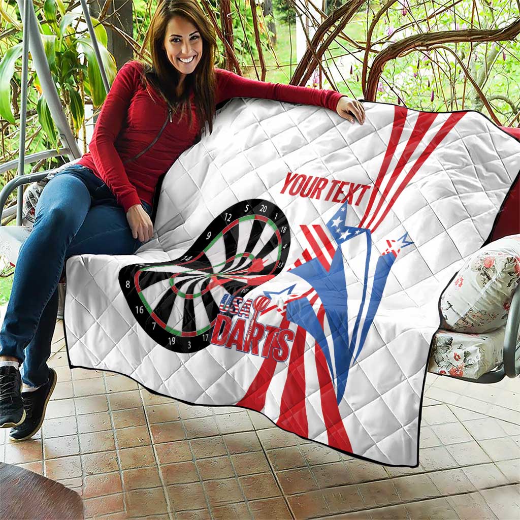 Custom United States Darts Quilt USA Go Champions