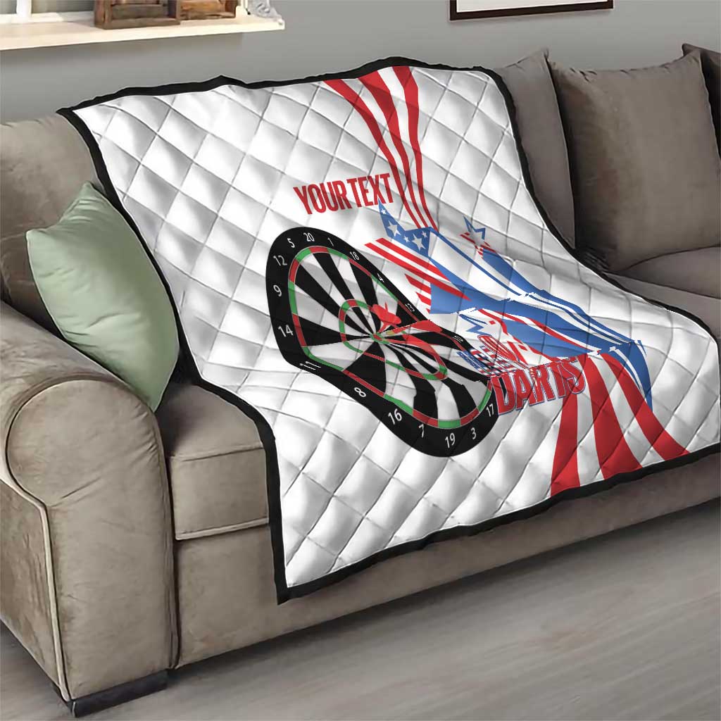 Custom United States Darts Quilt USA Go Champions