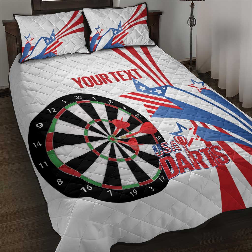 Custom United States Darts Quilt Bed Set USA Go Champions