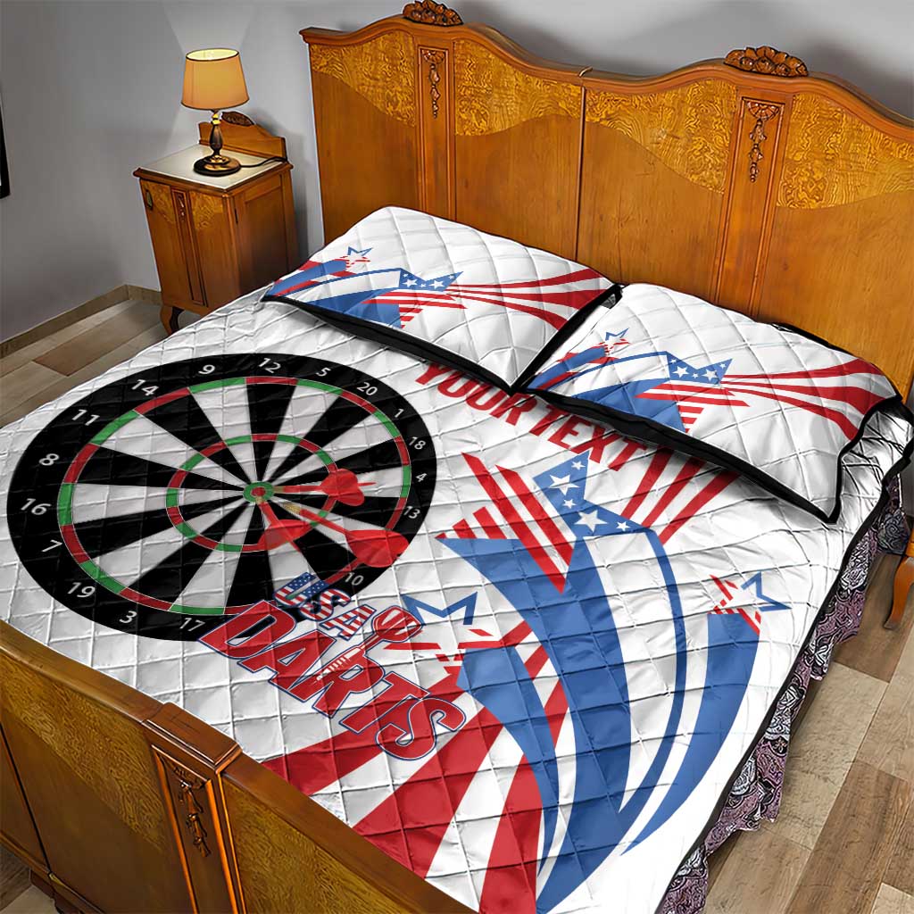 Custom United States Darts Quilt Bed Set USA Go Champions