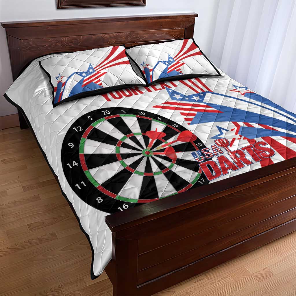 Custom United States Darts Quilt Bed Set USA Go Champions