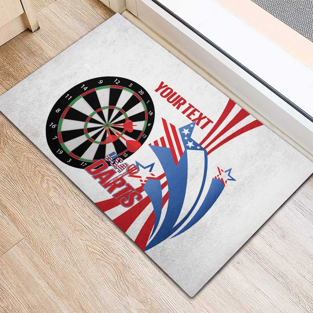 Custom United States Darts Rubber Doormat USA Go Champions