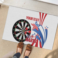Custom United States Darts Rubber Doormat USA Go Champions