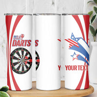 Custom United States Darts Skinny Tumbler USA Go Champions