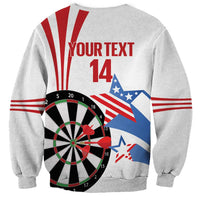 Custom United States Darts Sweatshirt USA Go Champions
