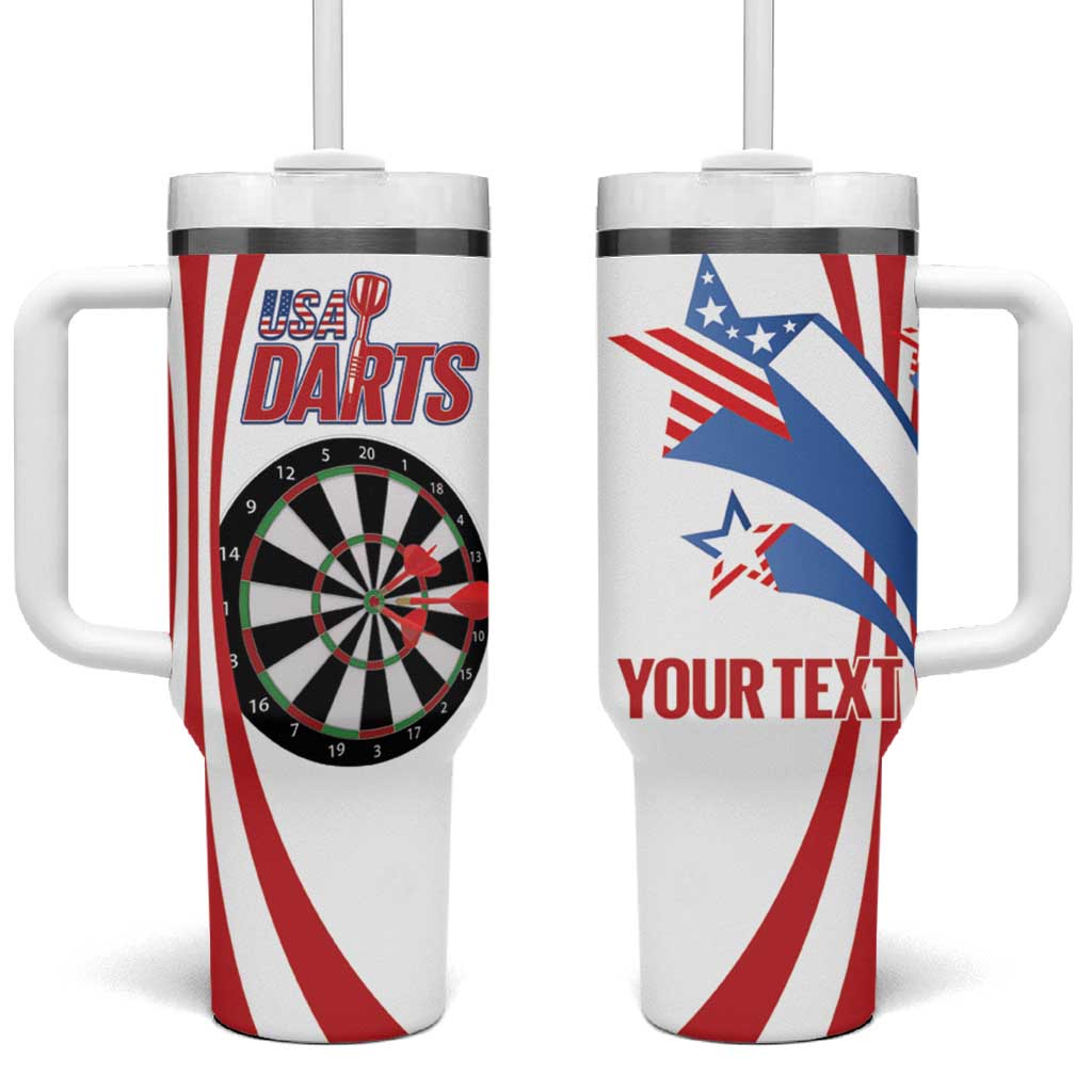 Custom United States Darts Tumbler With Handle USA Go Champions