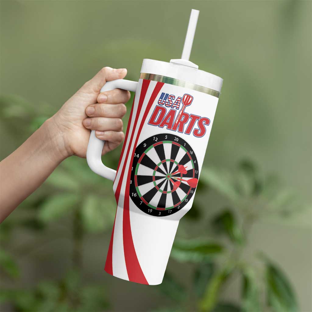 Custom United States Darts Tumbler With Handle USA Go Champions