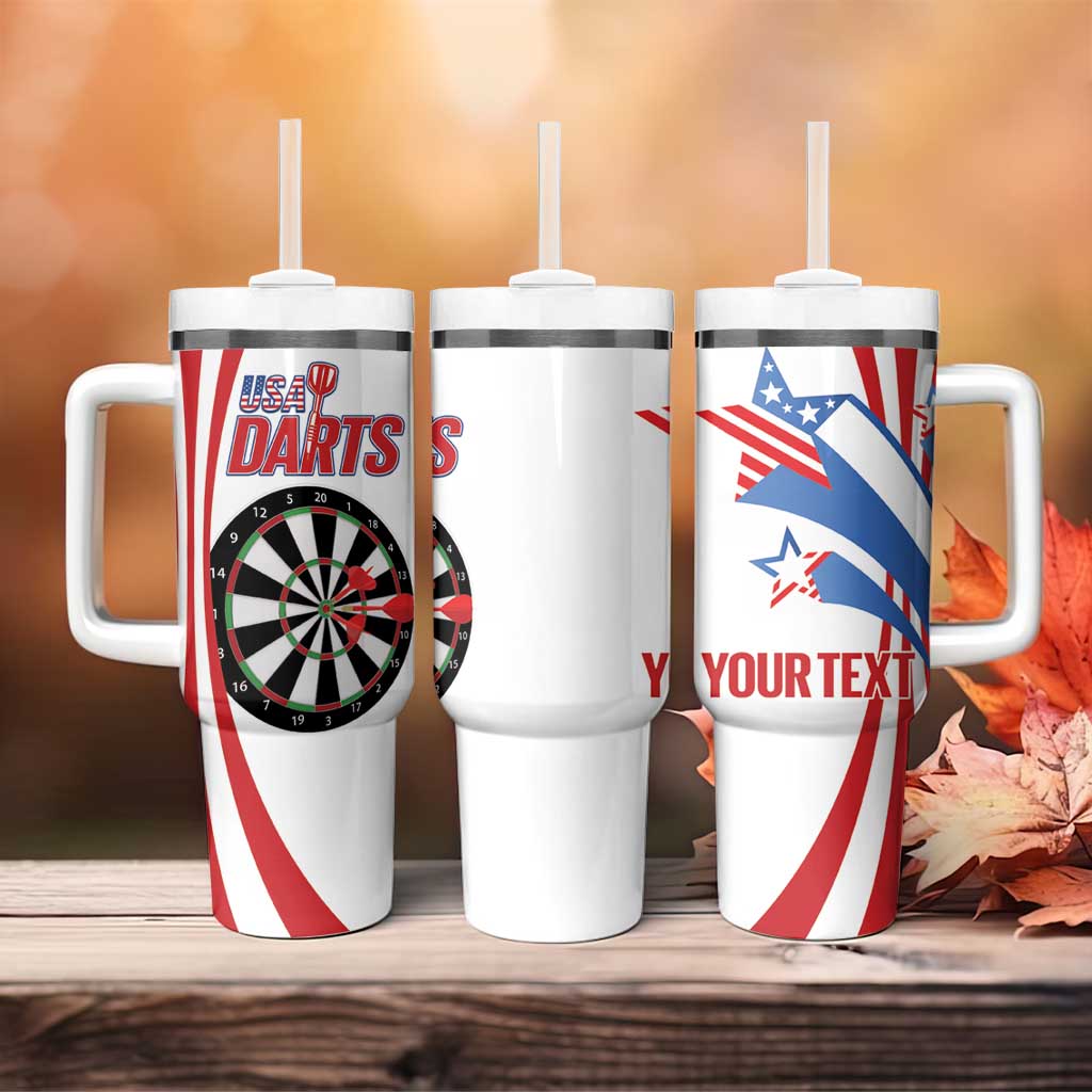 Custom United States Darts Tumbler With Handle USA Go Champions