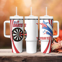 Custom United States Darts Tumbler With Handle USA Go Champions
