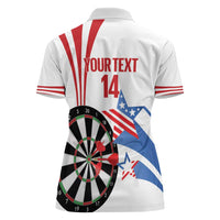 Custom United States Darts Women Polo Shirt USA Go Champions