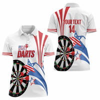 Custom United States Darts Women Polo Shirt USA Go Champions