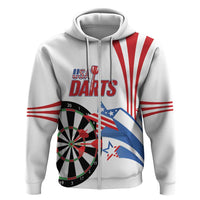 Custom United States Darts Zip Hoodie USA Go Champions