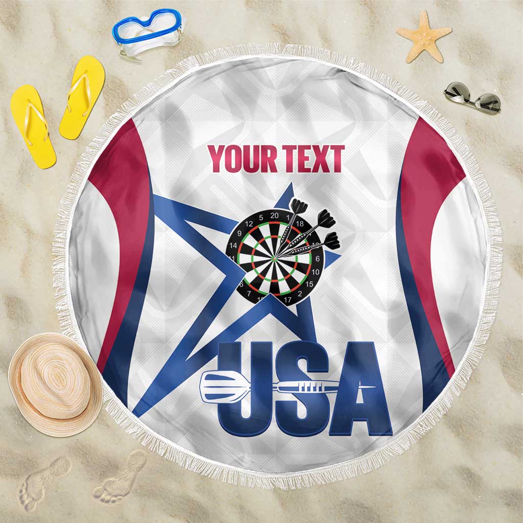 Custom United States Darts Beach Blanket Come On USA Curve Style