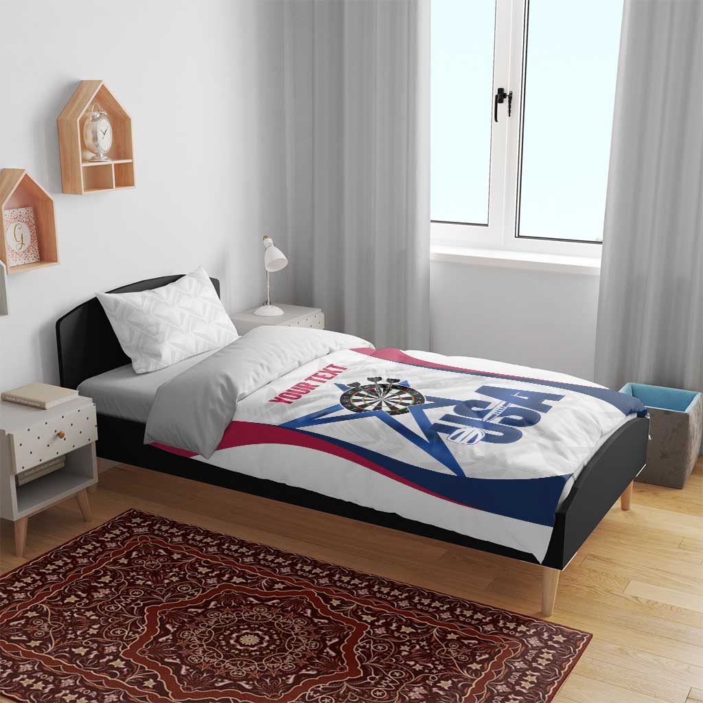 Custom United States Darts Bedding Set Come On USA Curve Style