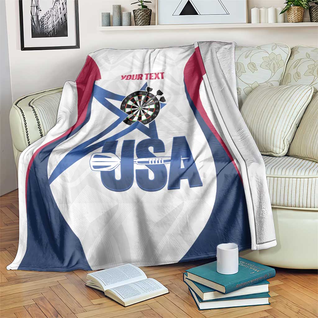 Custom United States Darts Blanket Come On USA Curve Style